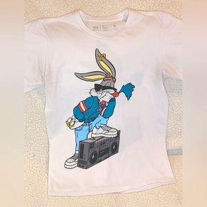 Bugs Bunny Boom Box T Shirt Top